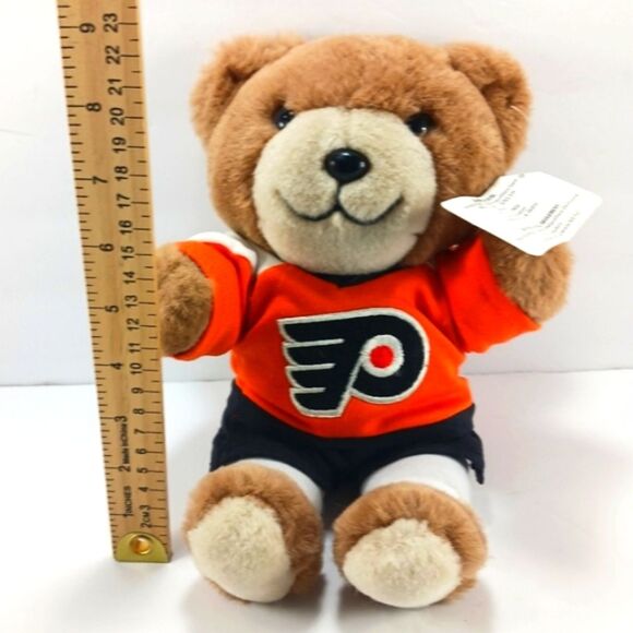 Vintage 1983 Trudy NHL Hockey Plush Bear Philadelphia Flyers New With TAG. - Picture 7 of 9